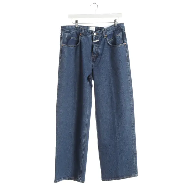 Straight Fit Jeans, in Blue, Cotton, Closed