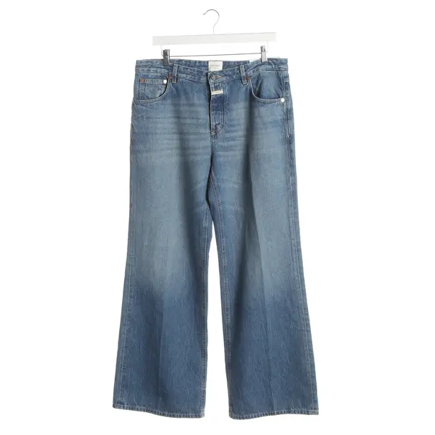 Straight Fit Jeans, in Blue, Cotton, Closed