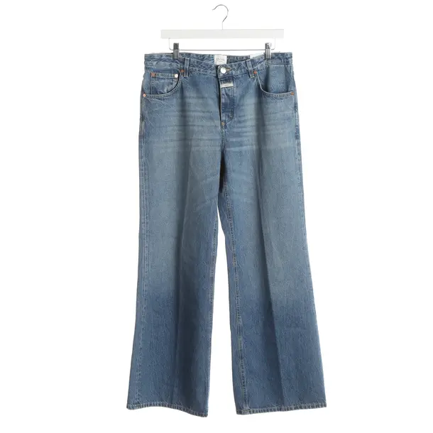 Straight Fit Jeans, in Blue, Cotton, Closed