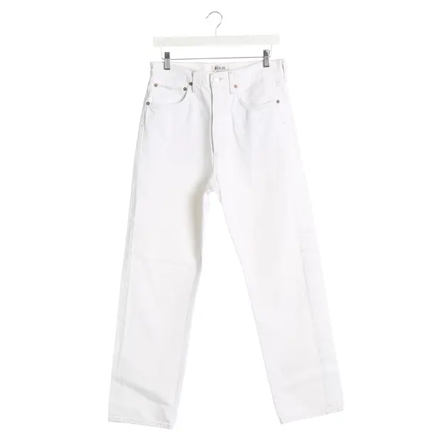 Slim Fit Jeans, in White, Cotton, Agolde