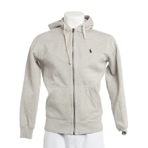 Sweatjacke, in Hellgrau, Baumwolle, Polo Ralph Lauren