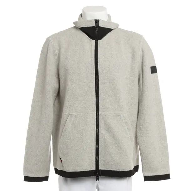 Fleecejacke, in Hellgrau, Wolle, Woolrich