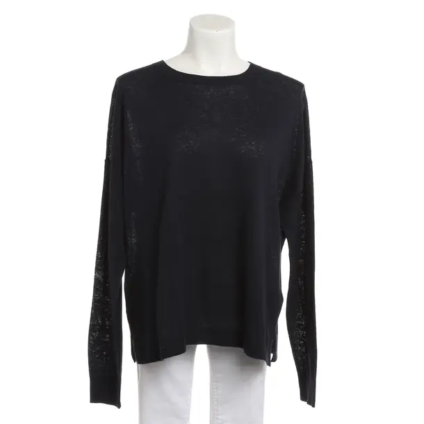 Pullover, in Navy, Leinen, Closed