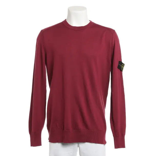Pullover, in Bordeaux, Wolle, Stone Island