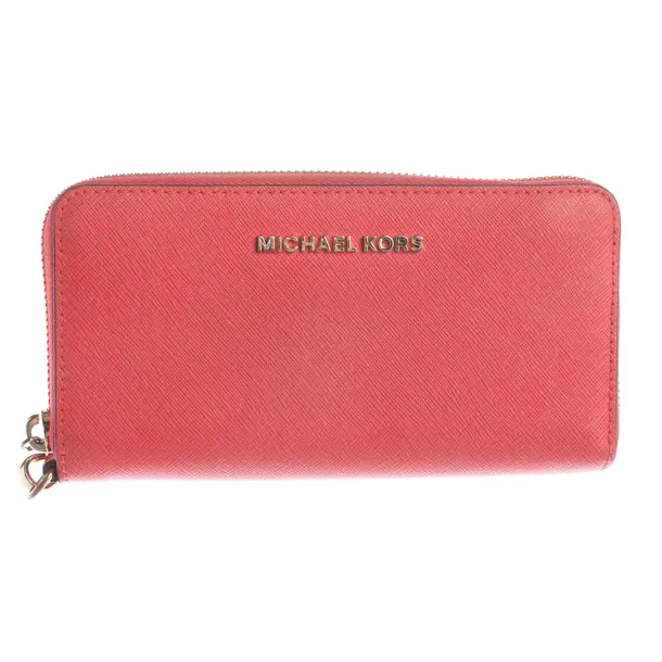 Geldbörse, in Rot, Leder, Michael Kors