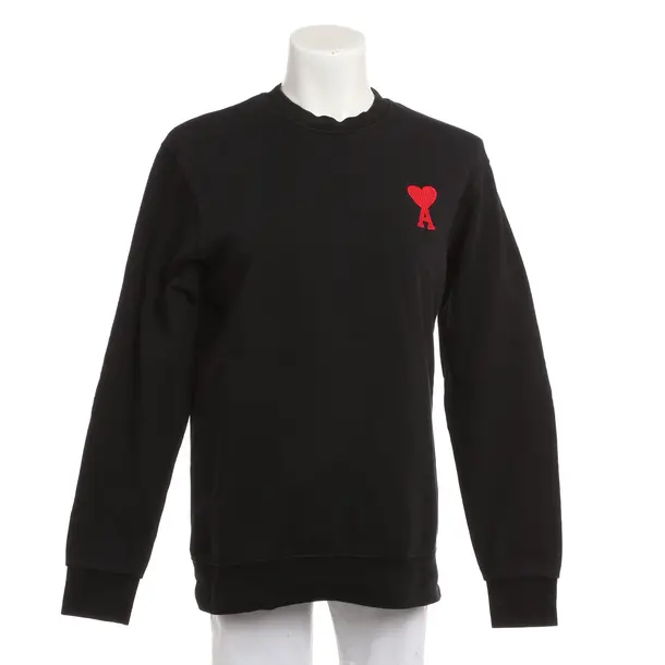 Sweatshirt, in Schwarz, Baumwolle, Ami Paris