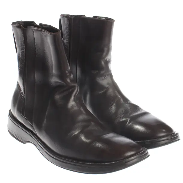 Stiefeletten, in Dunkelbraun, Giorgio Armani