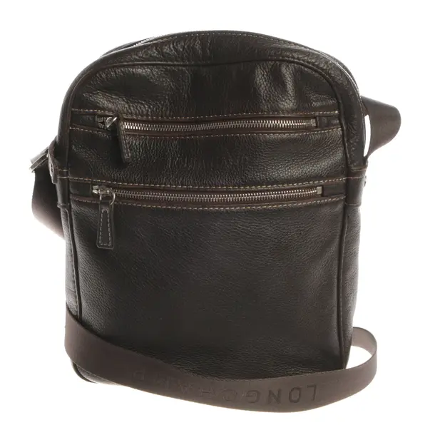 Umhängetasche, in Braun, Leder, Longchamp