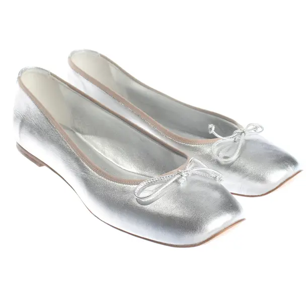Ballerinas, in Silber, Casadei