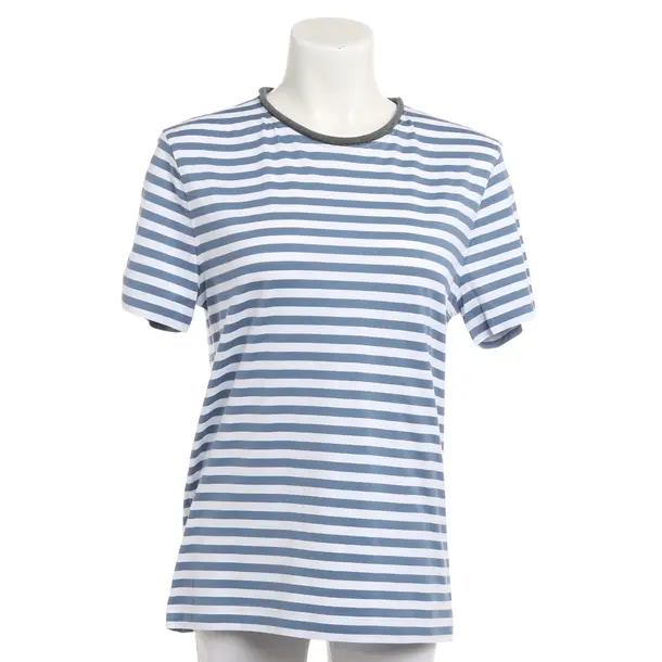 Shirt, in Blau, Baumwolle, Brunello Cucinelli