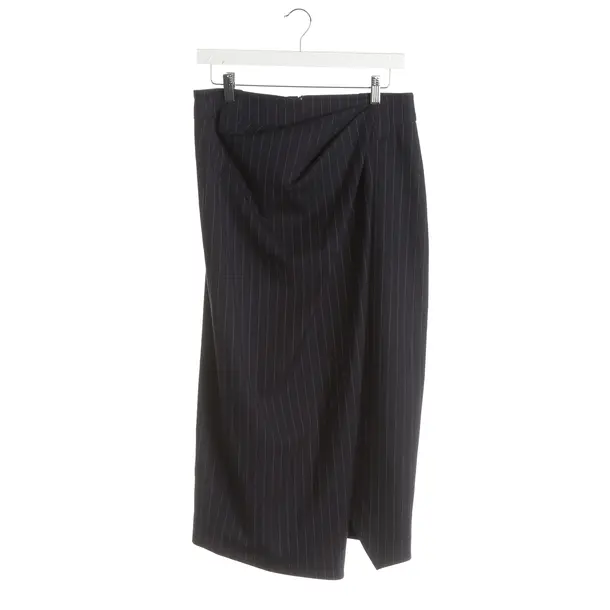 Skirt, in Navy, Wool, Windsor