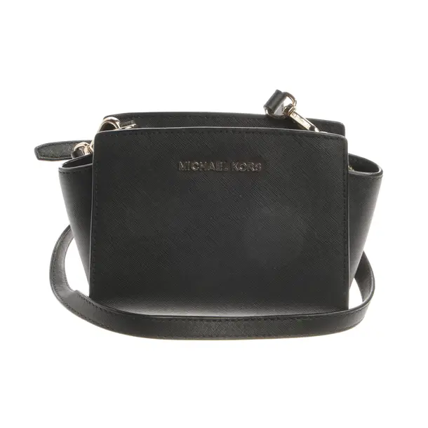 Schultertasche, in Schwarz, Leder, Michael Kors