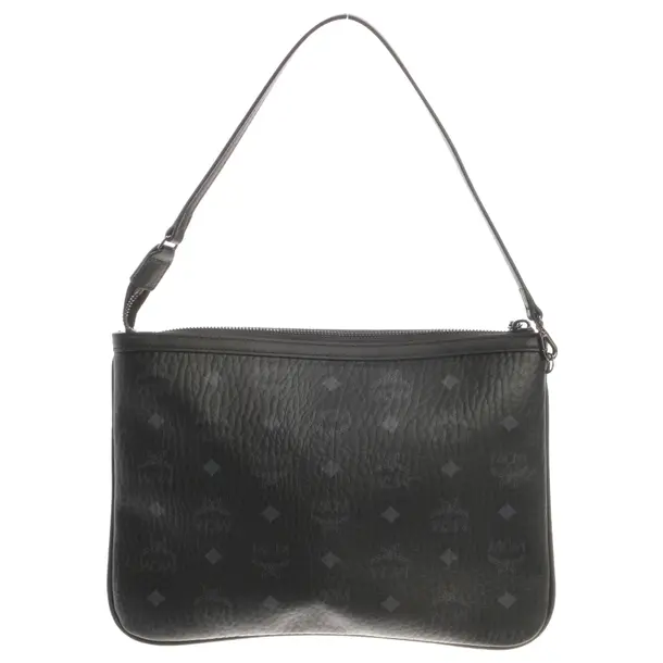 Shoulder Bag, in Black, Leather, MCM