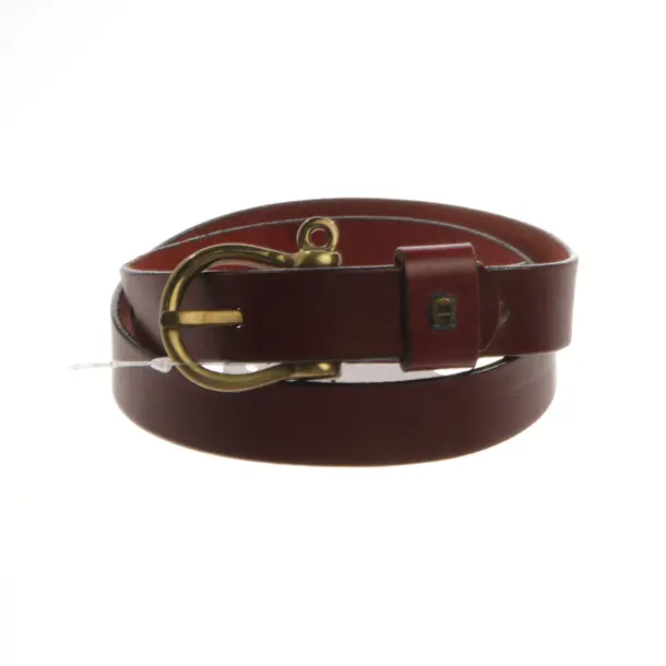 Belt, in Bordeaux, Leather, Aigner