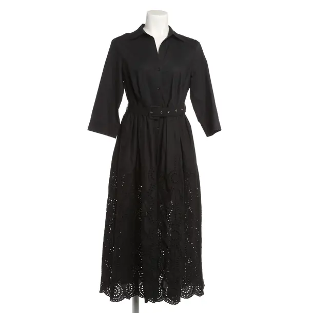 Dress, in Black, Cotton, Riani