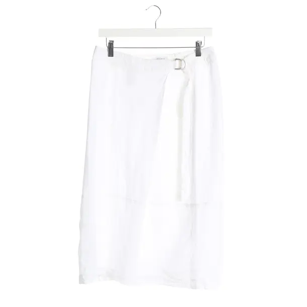 Skirt, in White, Linen, Peserico