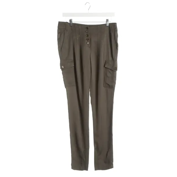 Pants, in Dark Green, Viscose, Marc Cain