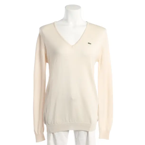 Pullover, in Beige, Wolle, Lacoste