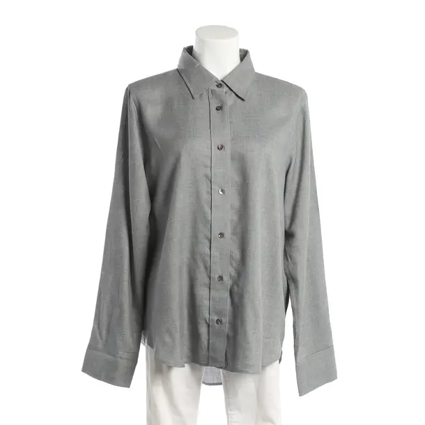 Blouse, in Gray, Modal, Closed