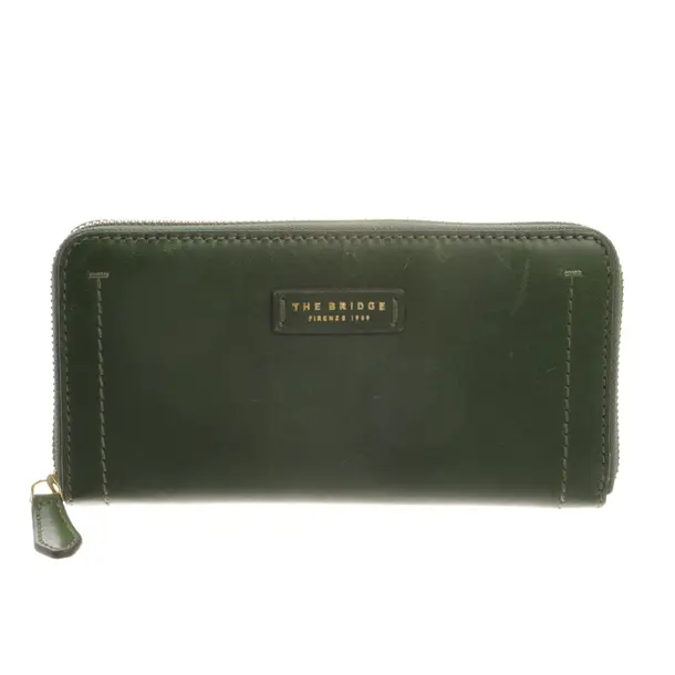 Geldbörse, in Grün, Leder, The Bridge
