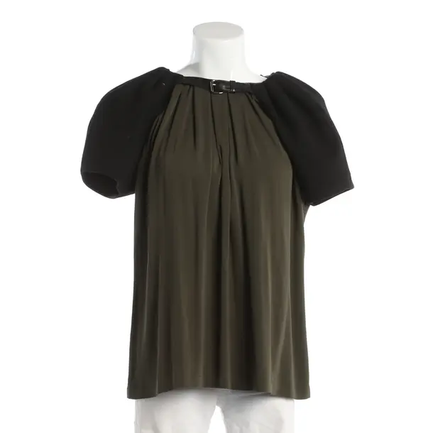 Shirt, in Grün, Seide, Longchamp