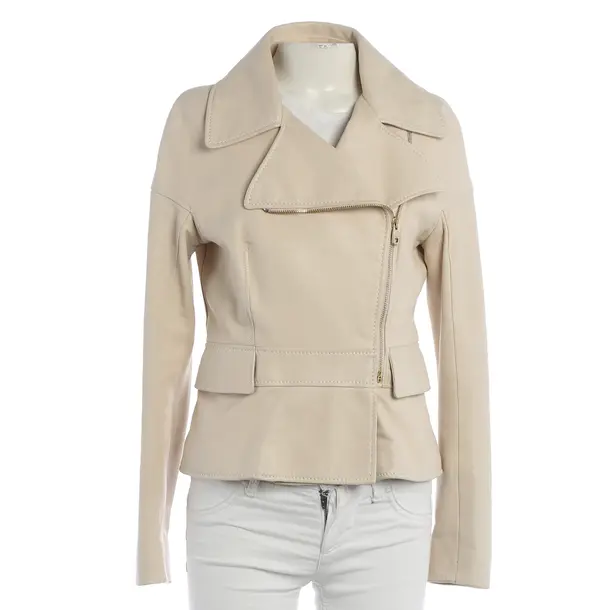 Lederjacke, in Beige, Leder, Bally