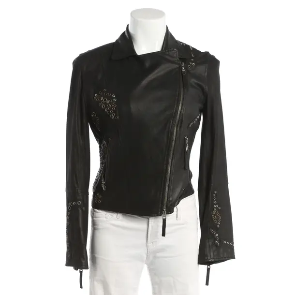 Lederjacke, in Schwarz, Leder, Marc Cain Sports