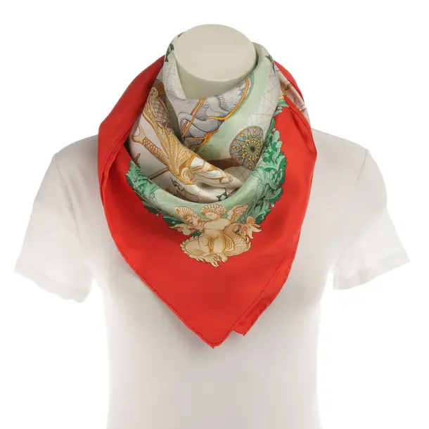 Shawl, in Multicolored, Silk, Hermès