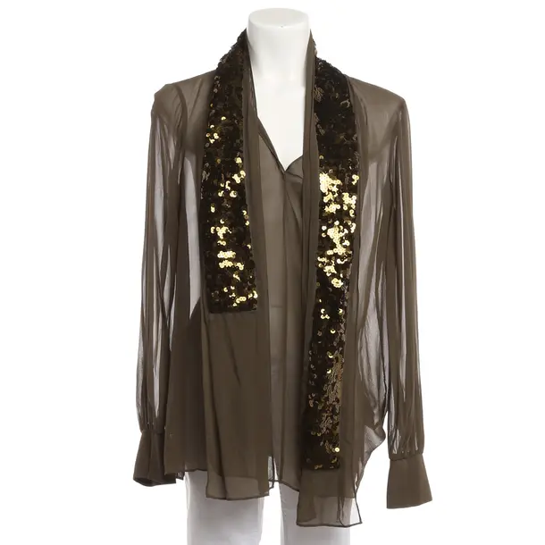 Camicetta, in Verde scuro, Poliestere, Dorothee Schumacher