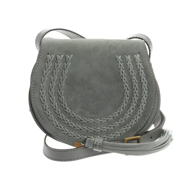 Schultertasche, in Hellblau, Leder, Chloé