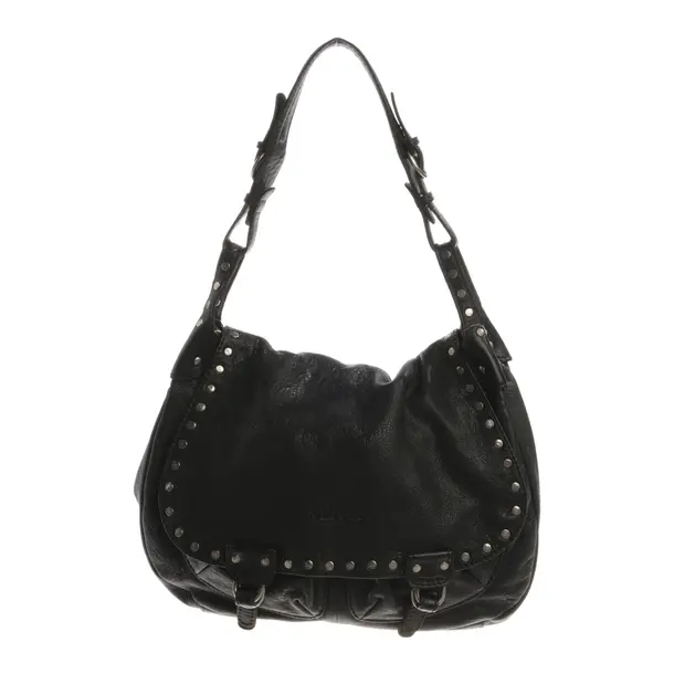 Schultertasche, in Schwarz, Leder, Marc O'Polo