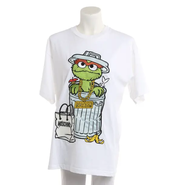 Shirt, in Weiß, Baumwolle, Moschino