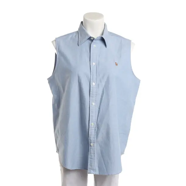 Bluse, in Hellblau, Baumwolle, Polo Ralph Lauren