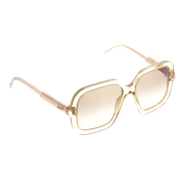 Sonnenbrille, in Hellbraun, Kunststoff, Dior