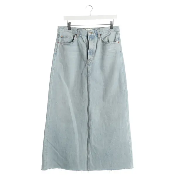 Gonna, in Azzurro, Cotone, Agolde