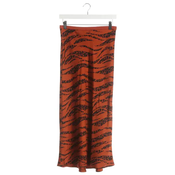 Skirt, in Dark Orange, Silk, Anine Bing