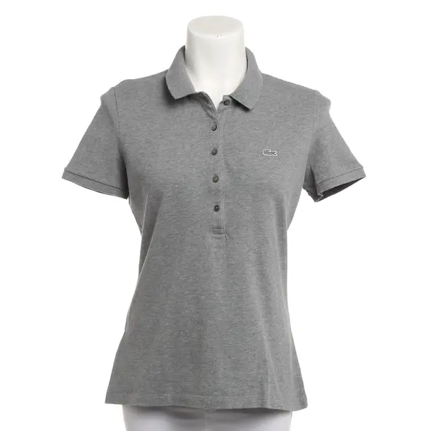 Poloshirt, in Grau, Baumwolle, Lacoste