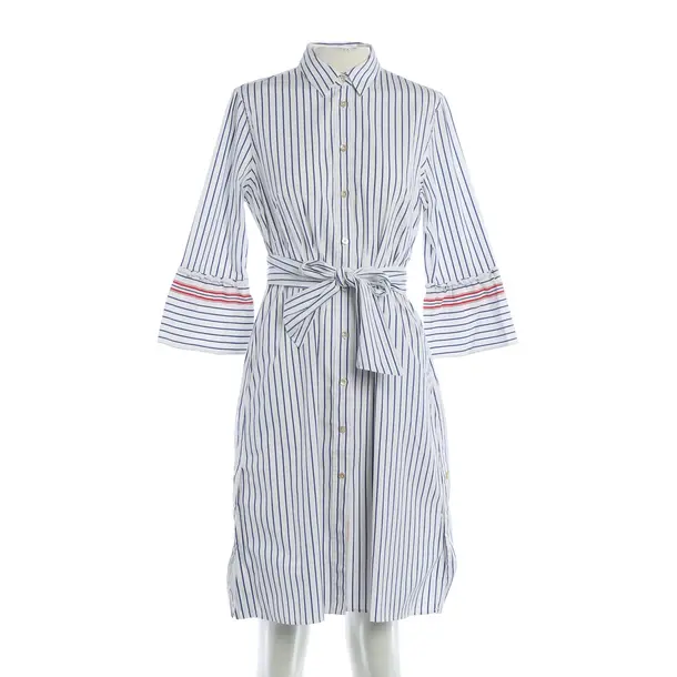 Dress, in White, Cotton, Caliban