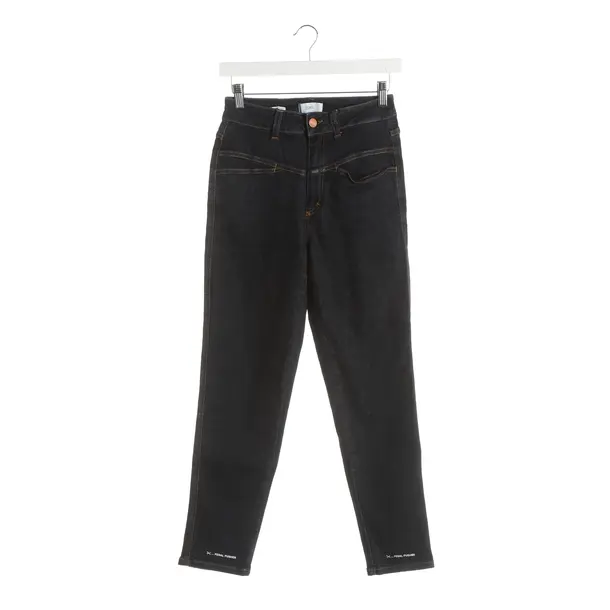 Jeans Straight Fit, in Navy, Baumwolle, Closed