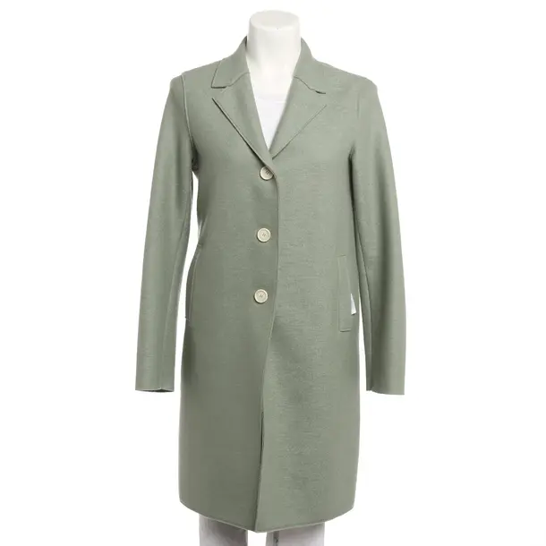 Übergangsmantel, in Hellgrün, Wolle, Harris Wharf London