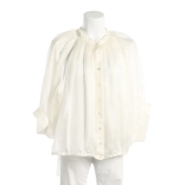 Blouse, in White, Viscose, High Use