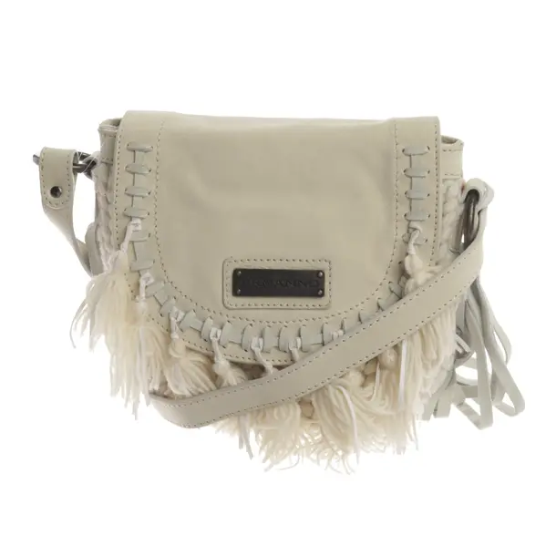 Umhängetasche, in Beige, Leder, Ermanno Scervino