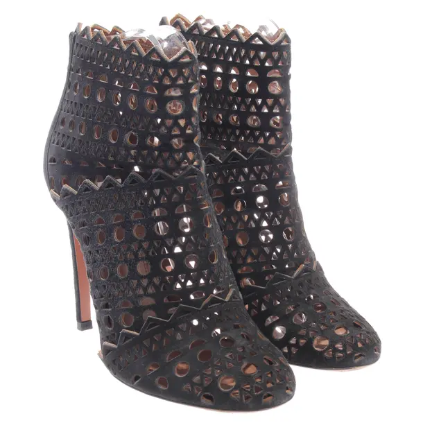 Ankle Boots, in Black, Alaia