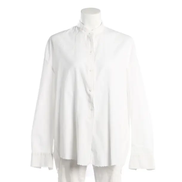 Blouse, in White, Cotton, Vince