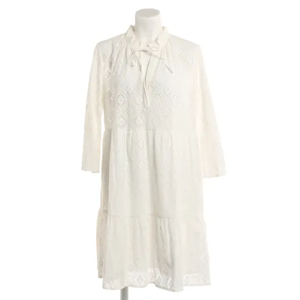 Dress, in White, Cotton, 0039 Italy