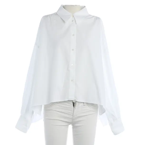 Blouse, in White, Cotton, Drykorn