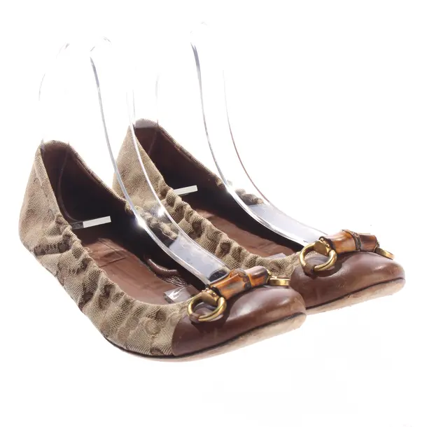 Ballet Flats, in Light Brown, Gucci