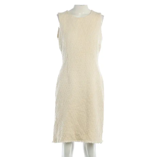 Dress, in Cream, Wool, Paule Ka
