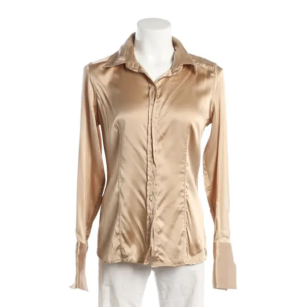 Bluse, in Gold, Seide, Van Laack