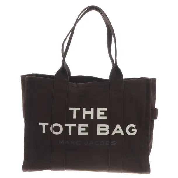 Schultertasche, in Dunkelbraun, Baumwolle, Marc Jacobs